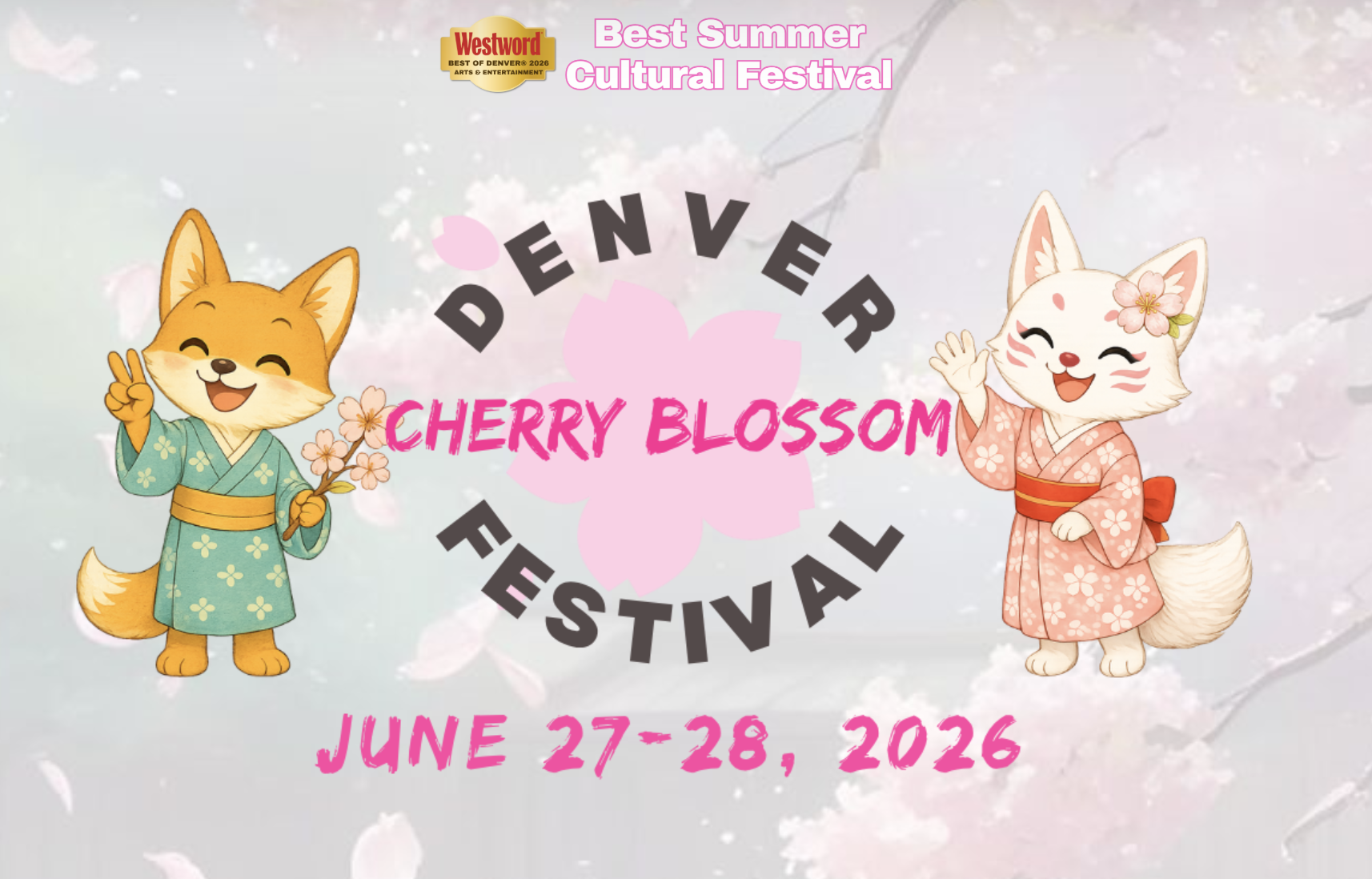 Denver Cherry Blossom Festival Banner June 2026
